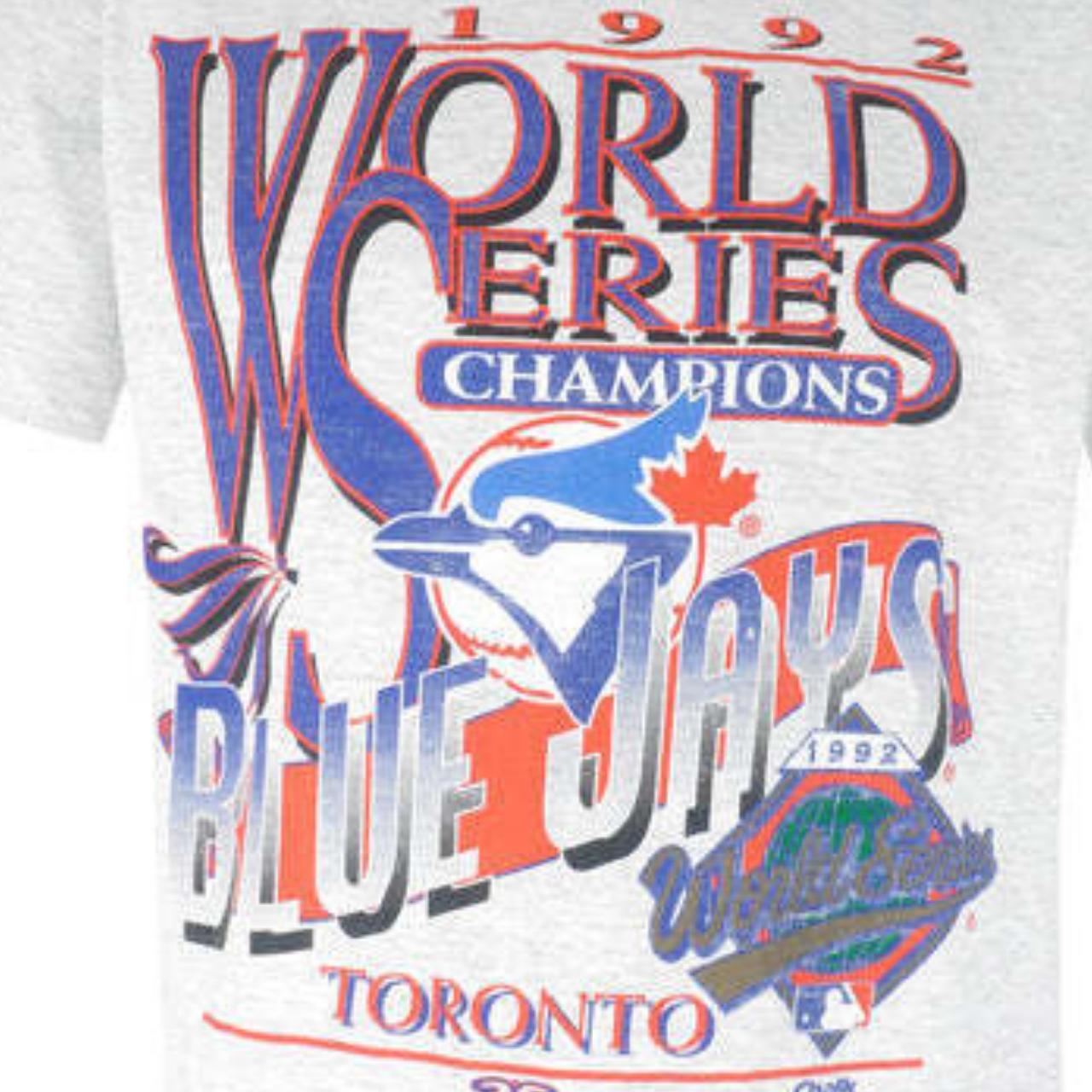 Vintage 1993 Toronto Blue Jays MLB World Series - Depop