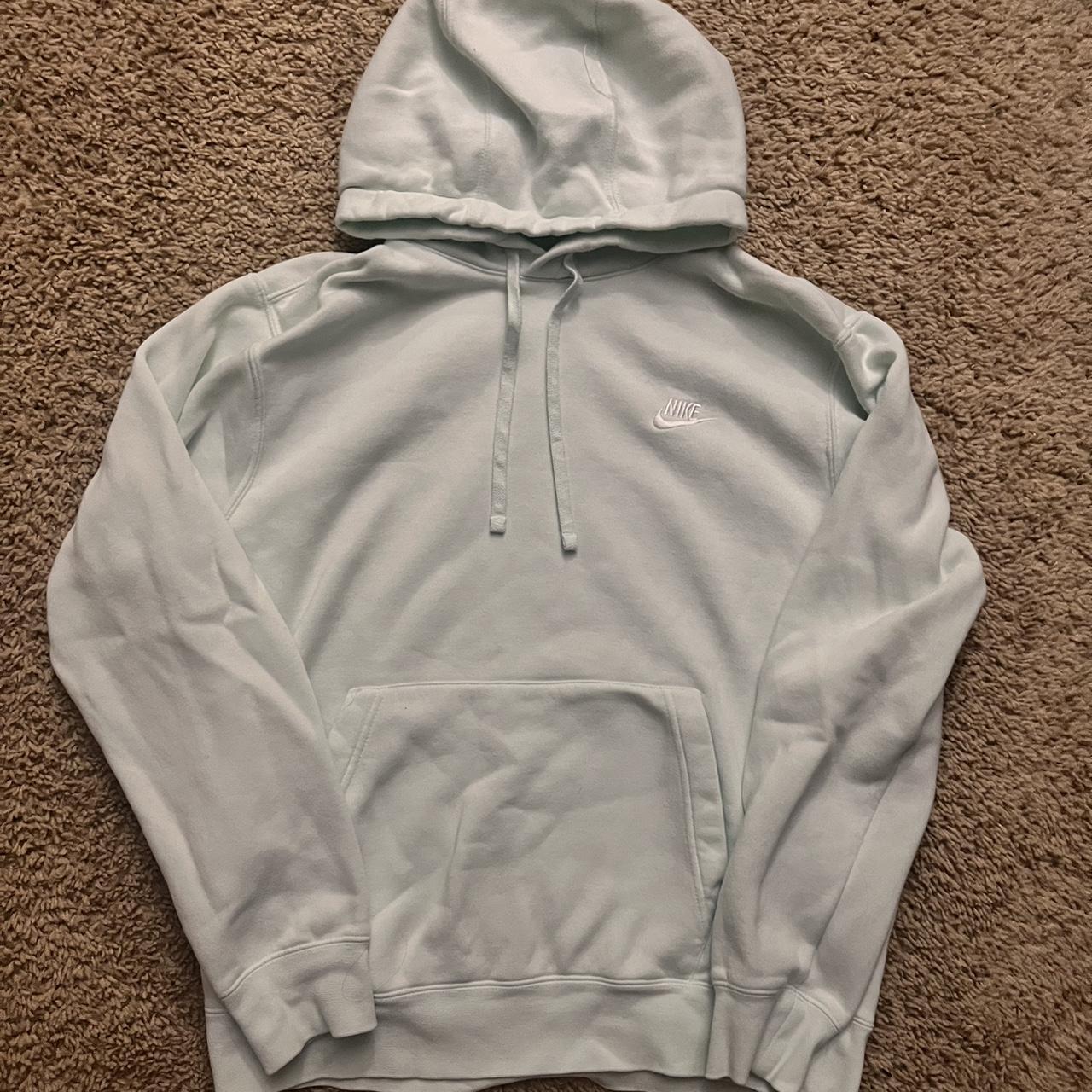 nike light blue mens hoodie