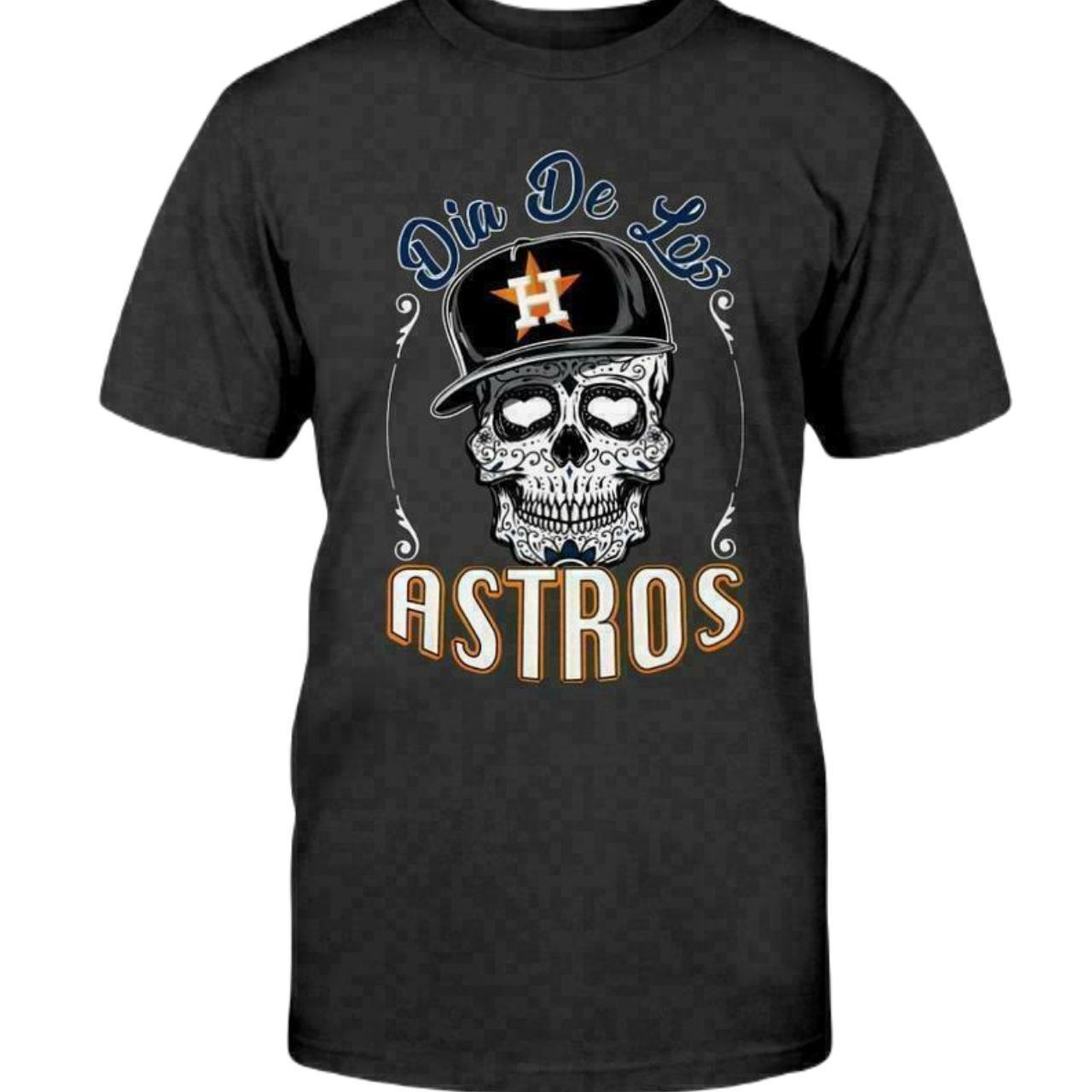 Houston Astros Sugar Skull Dia De Los Astros T-shirt – Emilytees – Shop  trending shirts in the USA – Emilytees Fashion LLC – Store   Collection Home Page Sports & Pop-culture Tee