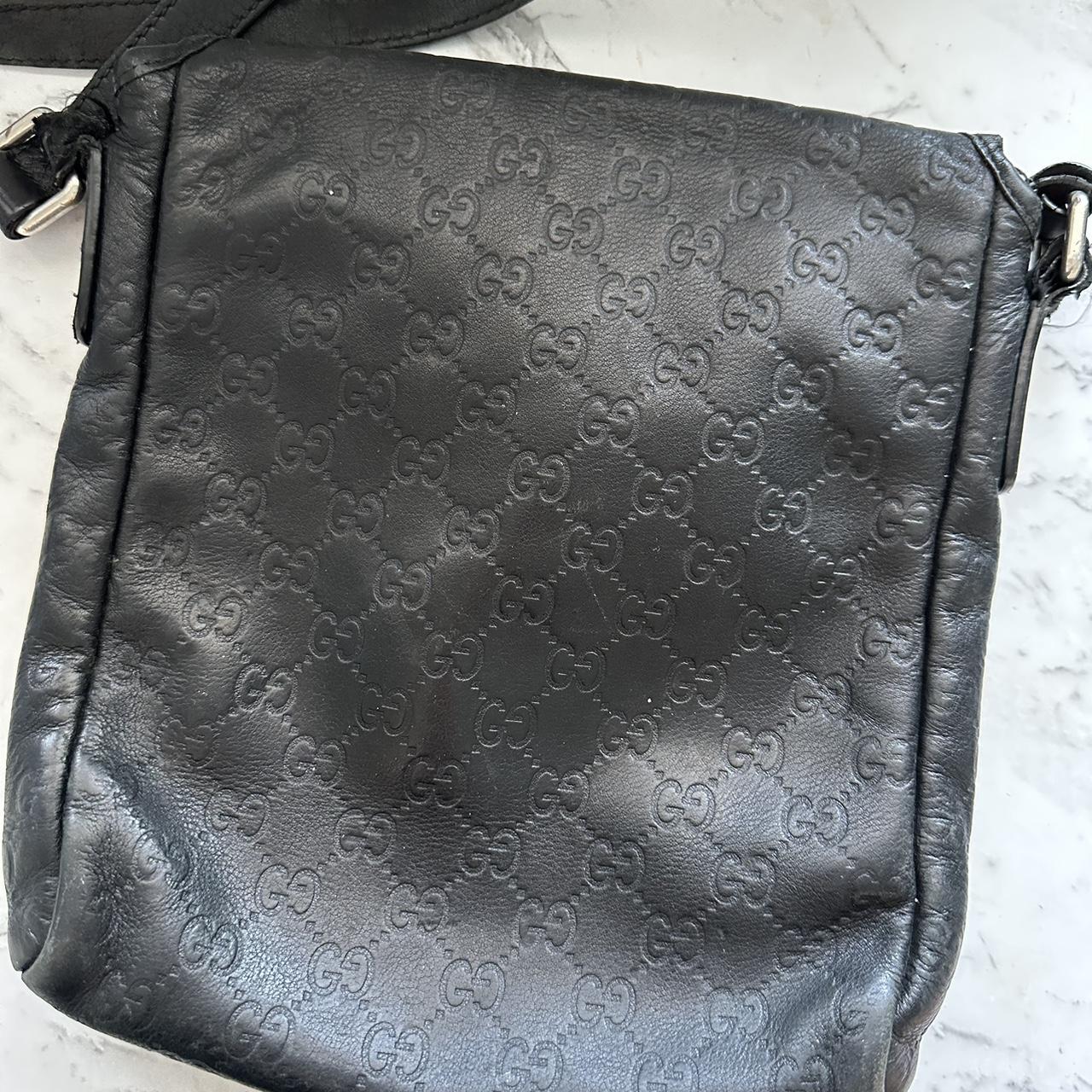 Genuine Gucci men’s side bay. Gucci embossed bag,... - Depop