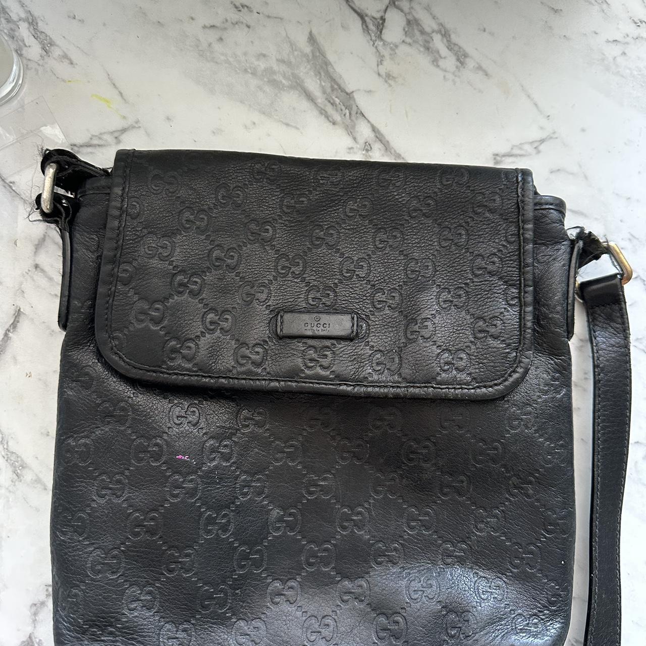 Genuine Gucci men’s side bay. Gucci embossed bag,... - Depop