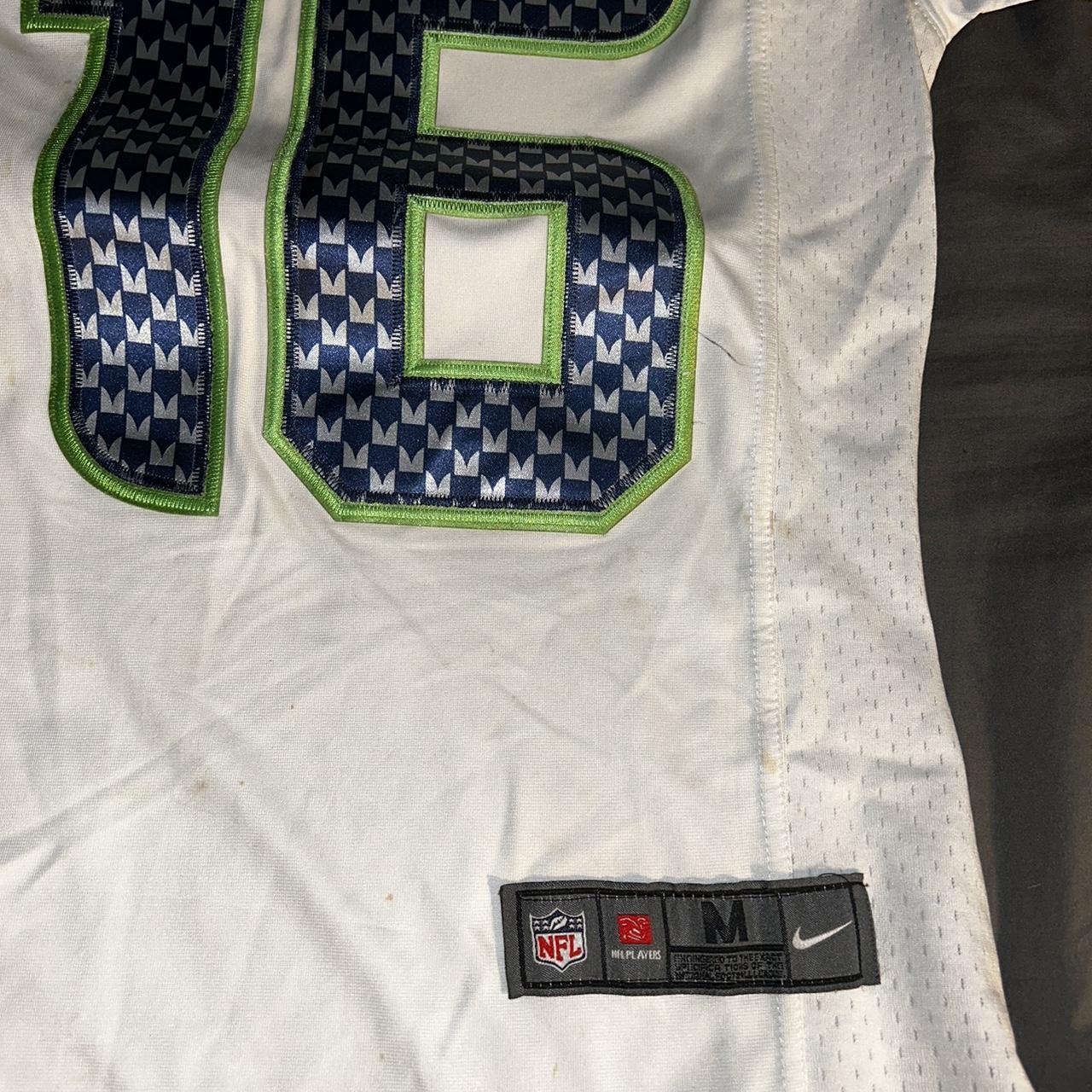 White SEATTLE SEAHAWKS TYLER LOCKETT NIKE football - Depop