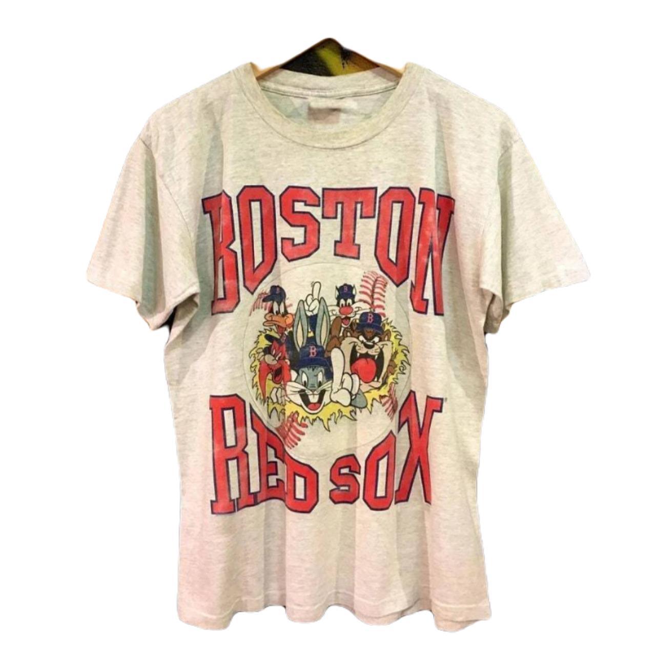 Vintage MLB Boston Red Sox Looney Tunes T-Shirt, - Depop