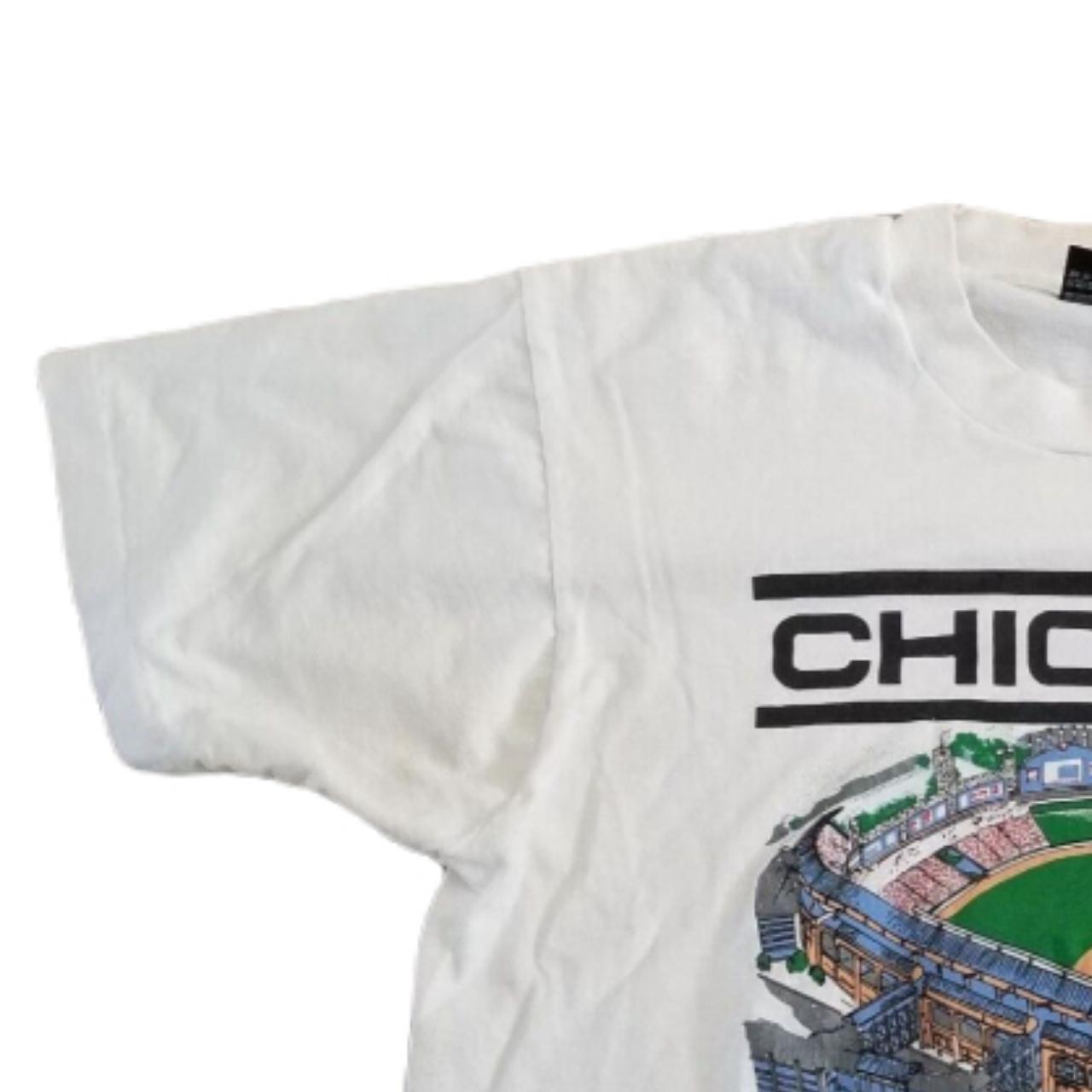 Vintage Comiskey park White Sox t-shirt. Jerzees - Depop