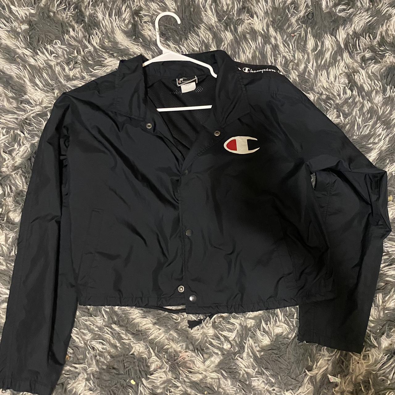 Cropped champion windbreaker sale