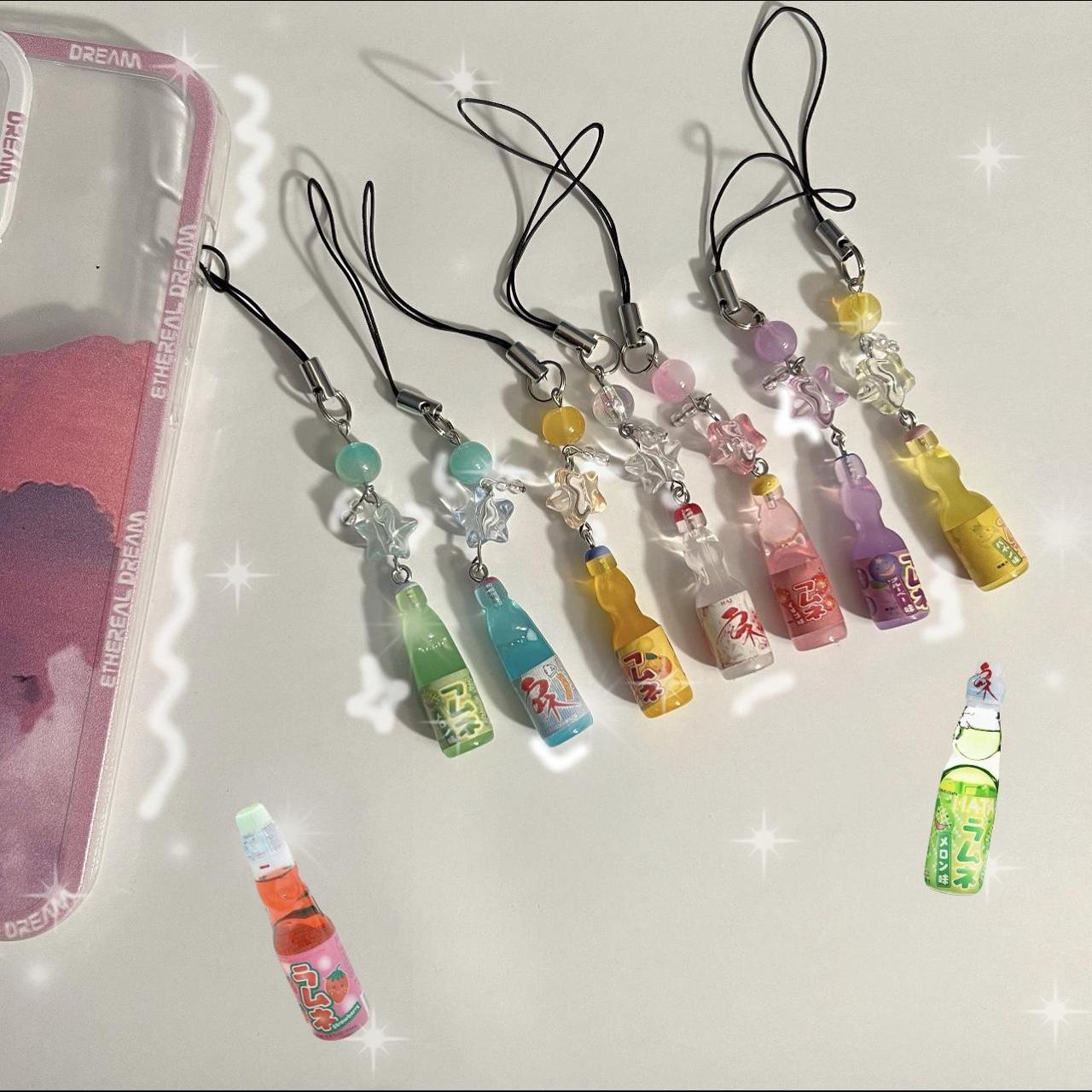 Recently restocked! Kawaii ramune phone charms | Depop