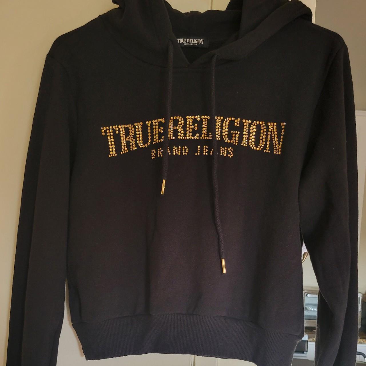 Black and gold true religion jacket best sale