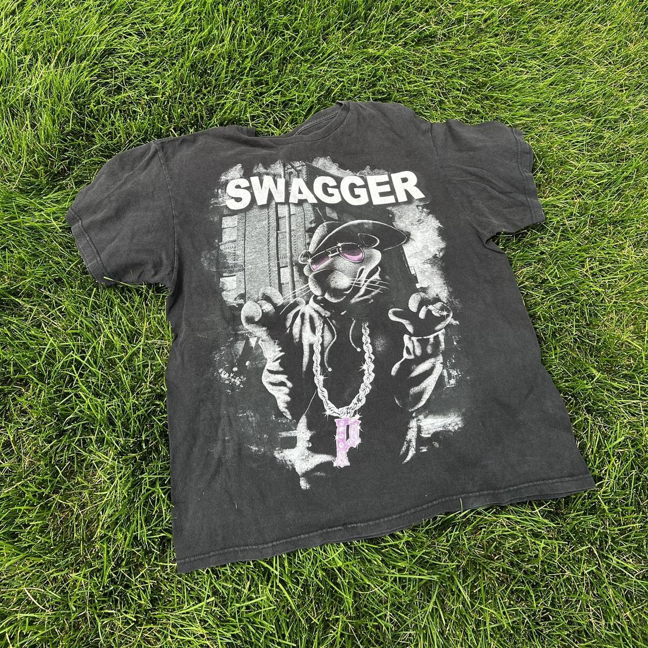 Graphic Shirt Vintage Pink Panther Swagger Shirt in | Depop