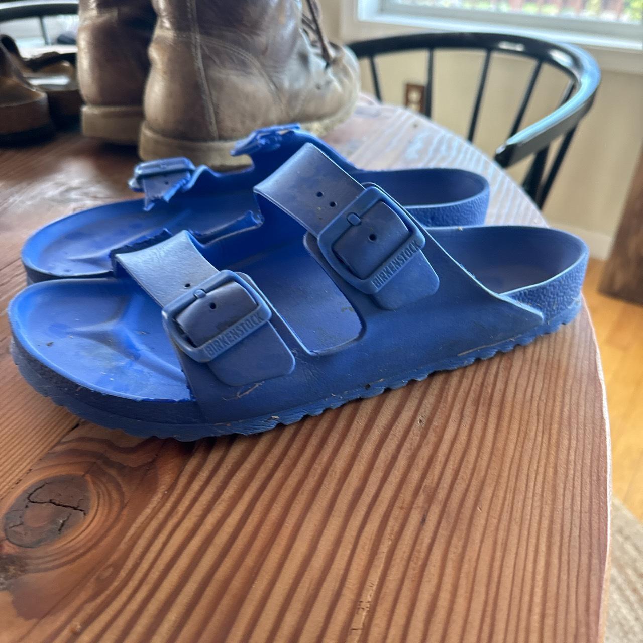 royal blue birkenstocks