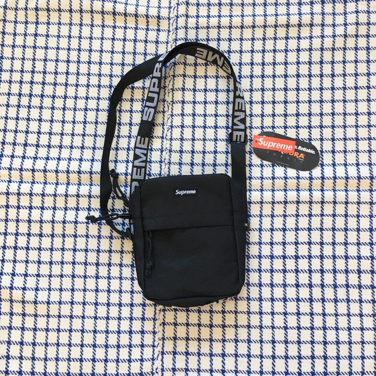 supreme shoulder bag #ss18 PRICE IS FIRM royal blue - Depop