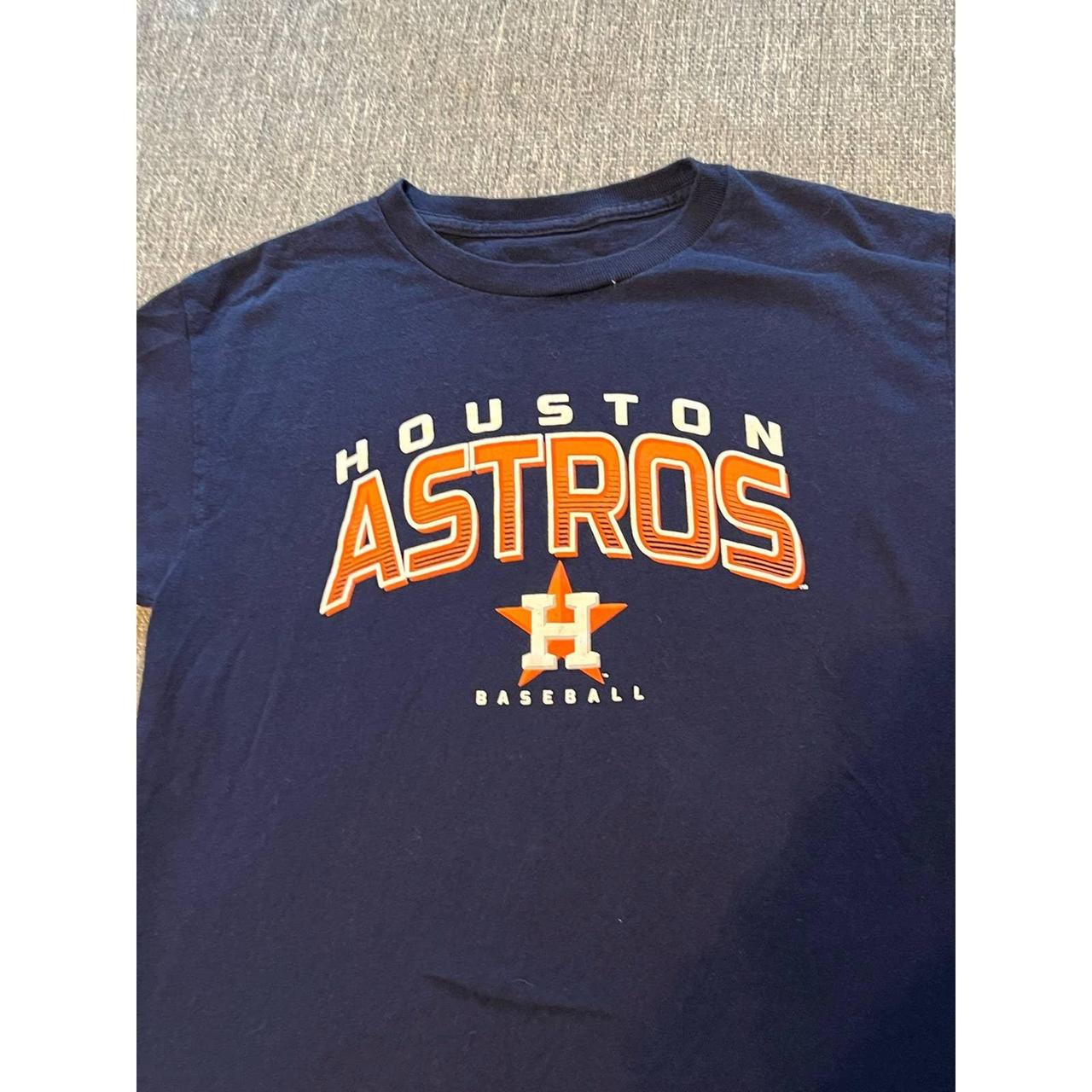 Custom Astros shirt Small can fit a medium Feel - Depop