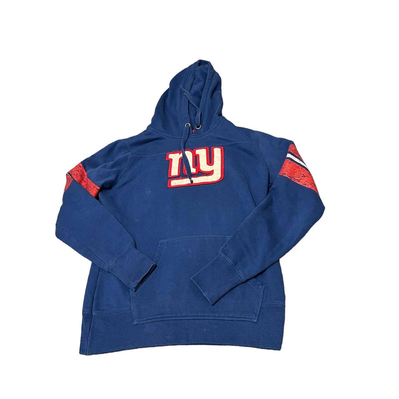 VINTAGE NFL NEW YORK GIANTS RED HOODIE | XXL