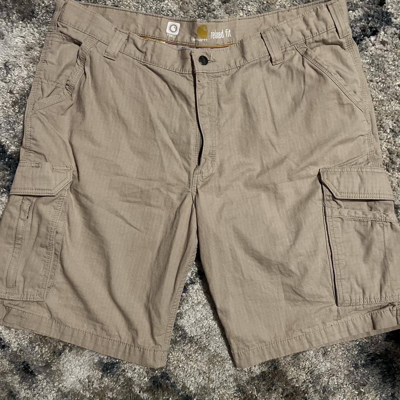 Carhartt Force Relaxed Fit Ripstop Cargo Work Shorts - Depop