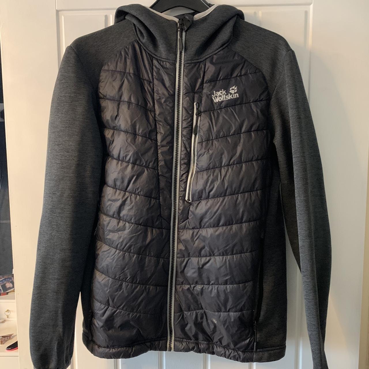 Grey Jack Wolfskin bubble jacket. Great condition Depop