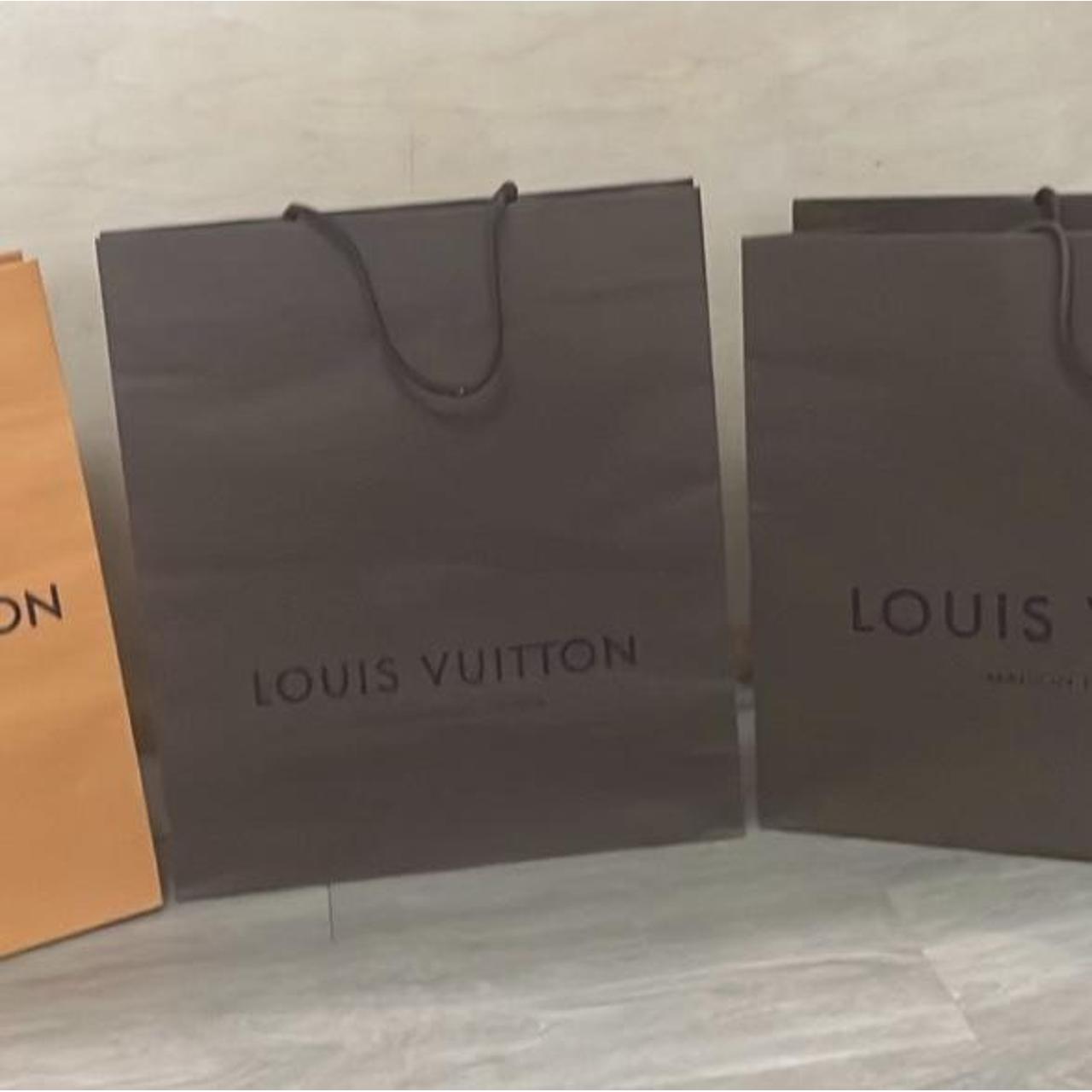 louis vuitton shopping bags comes with three lv... Depop