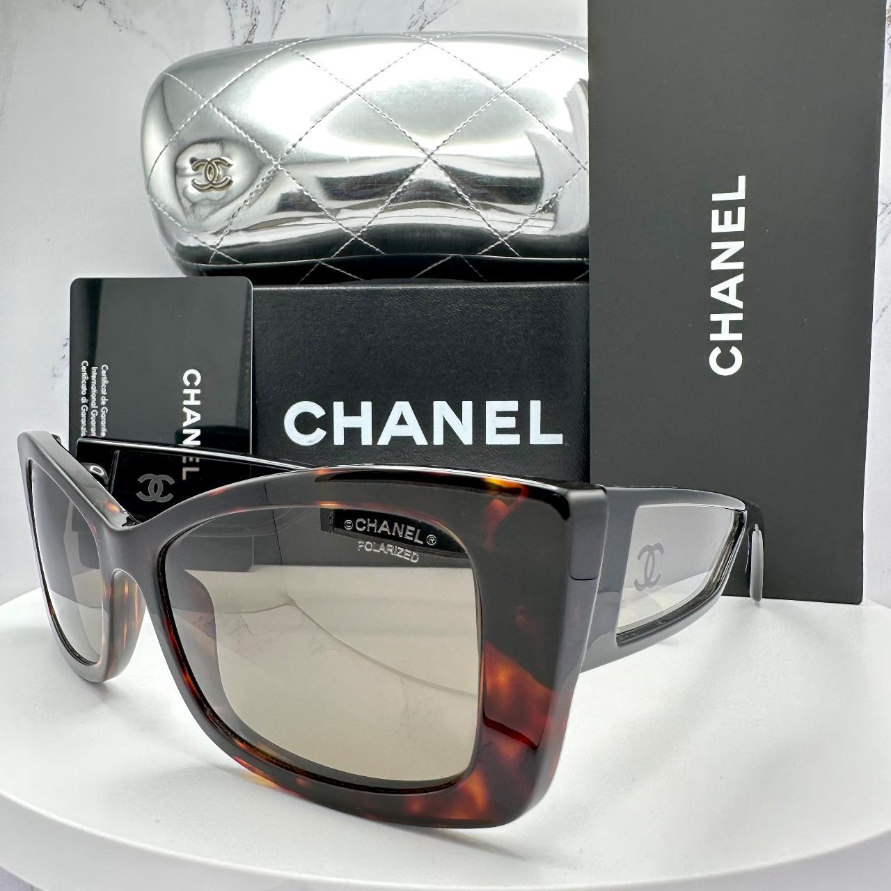Chanel Women's Square Sunglasses - Black