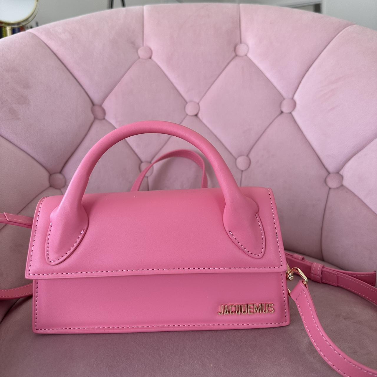 Pre loved pink Jacquemus bag Depop