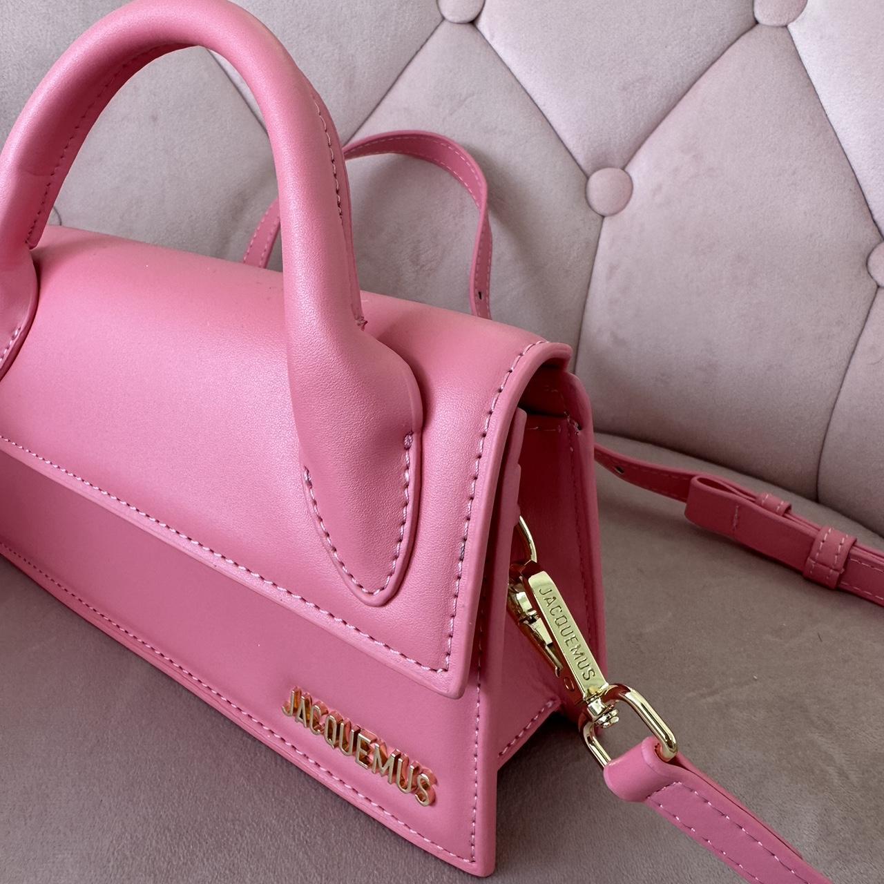 Pre loved pink Jacquemus bag - Depop