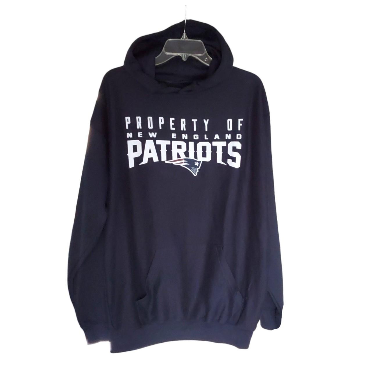 New England Patriots NFL Team Logo Blue Hoodie