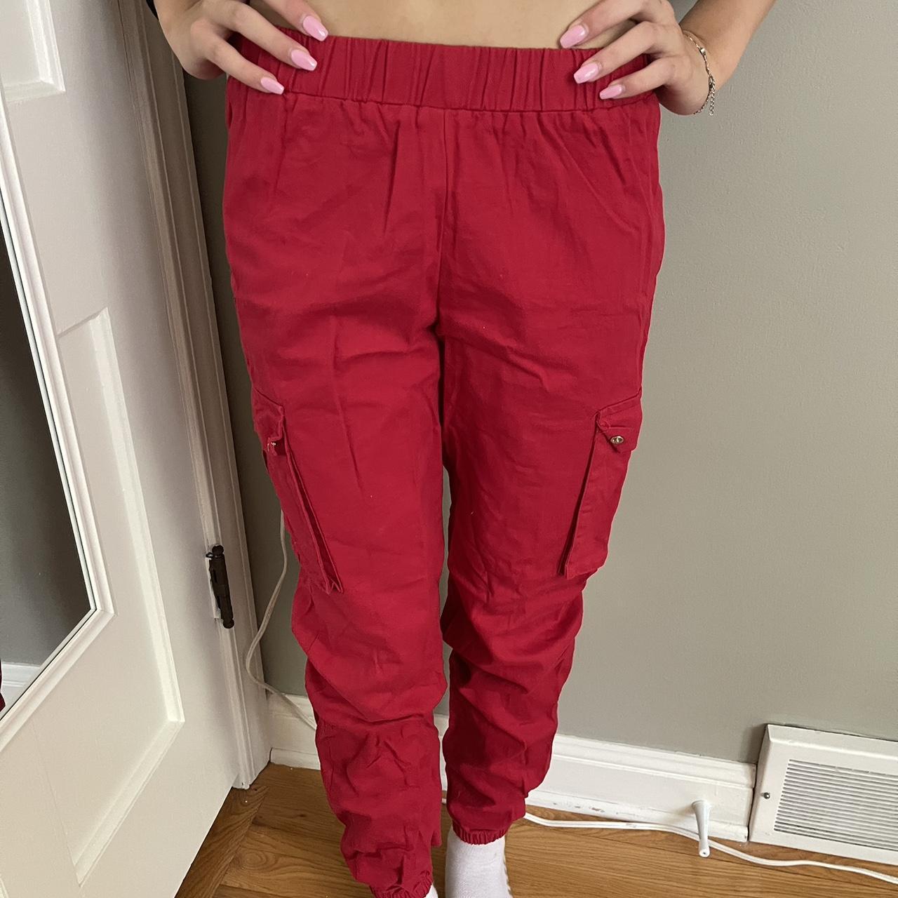 Red Joggers Womens  PrettyLittleThing CA