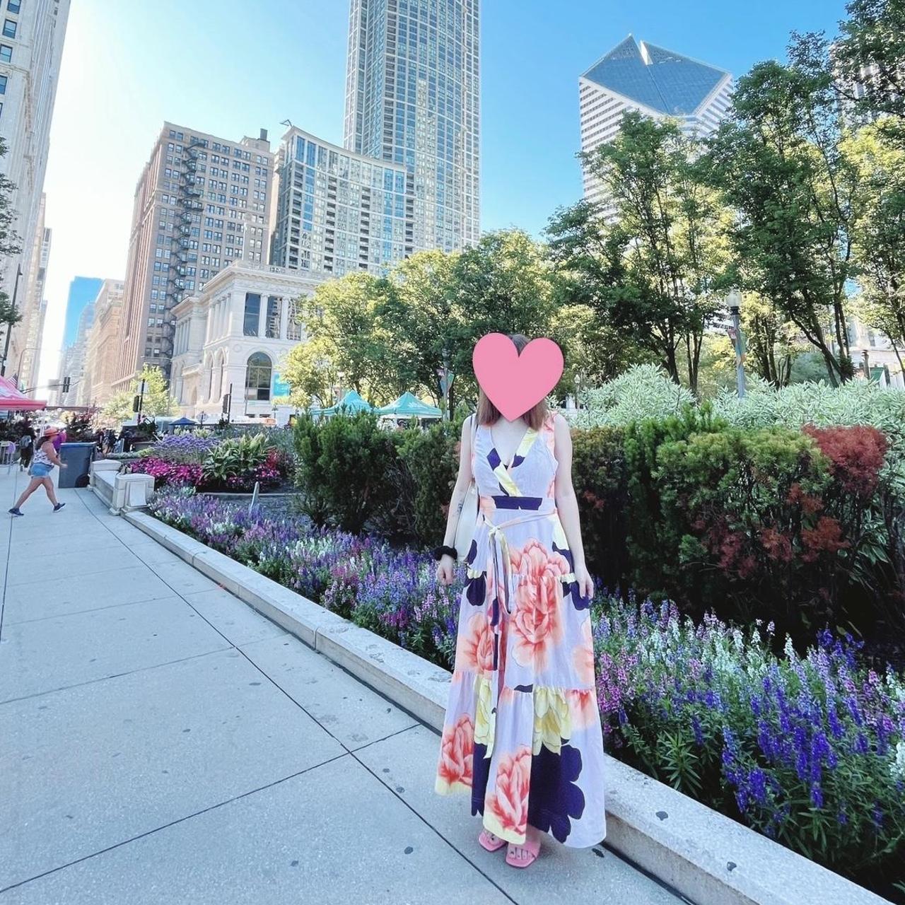 Anthropologie cityscape outlet dress