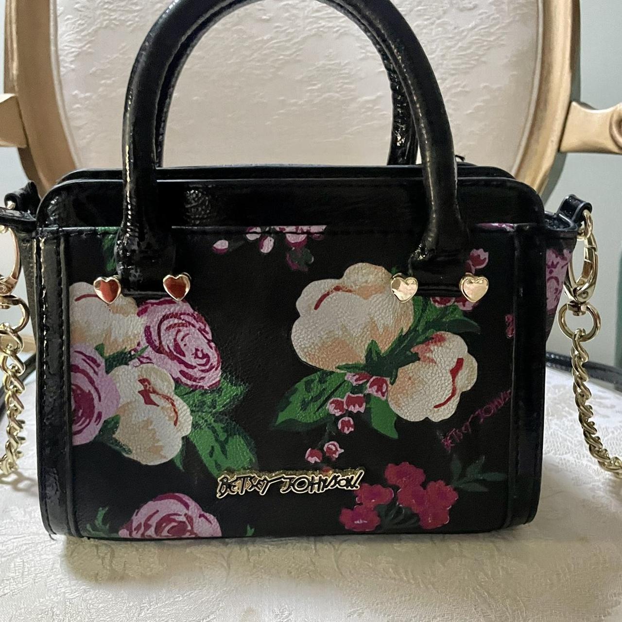 Betsey johnson flower cheap purse