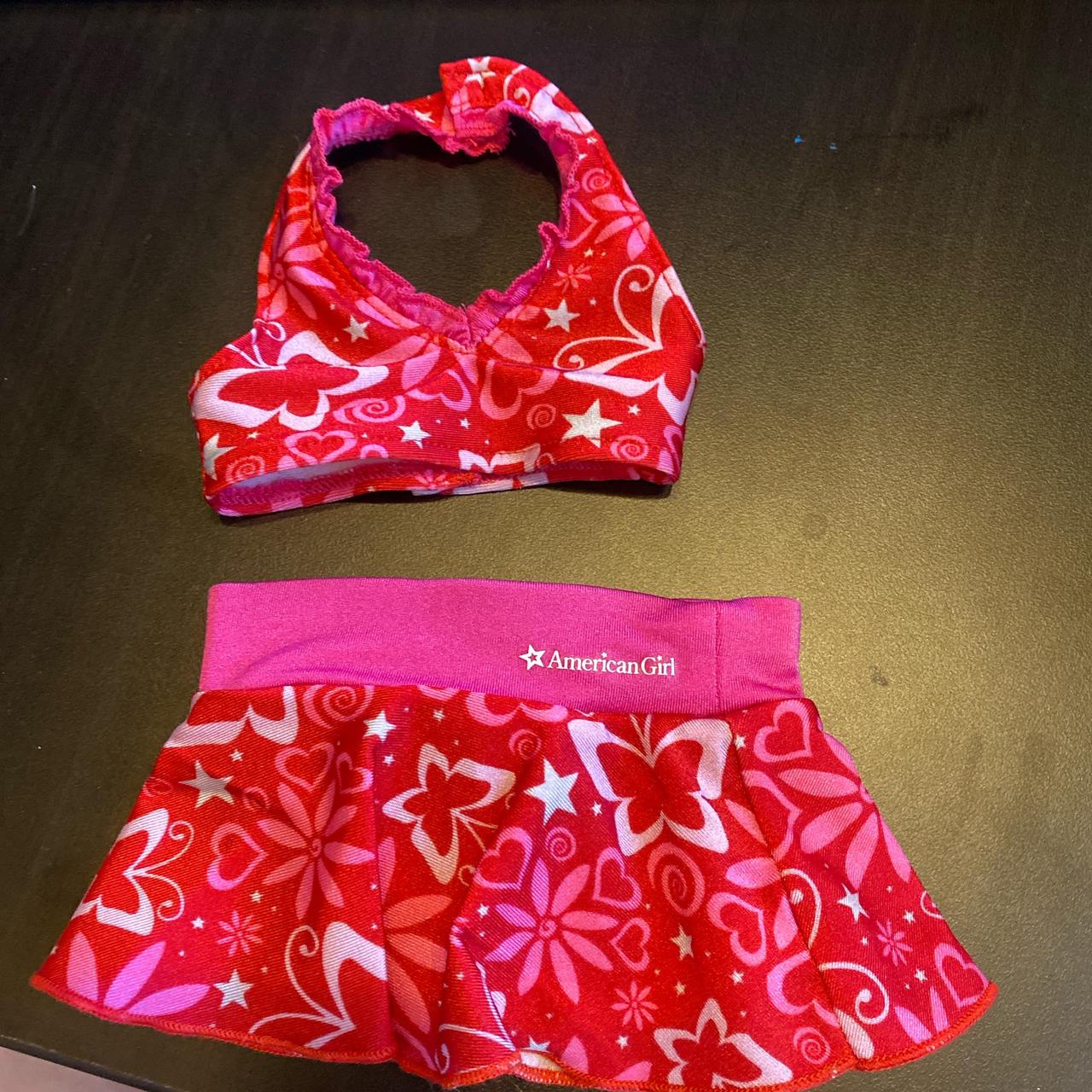 American Girl Doll- retirees pink butterfly halter... - Depop