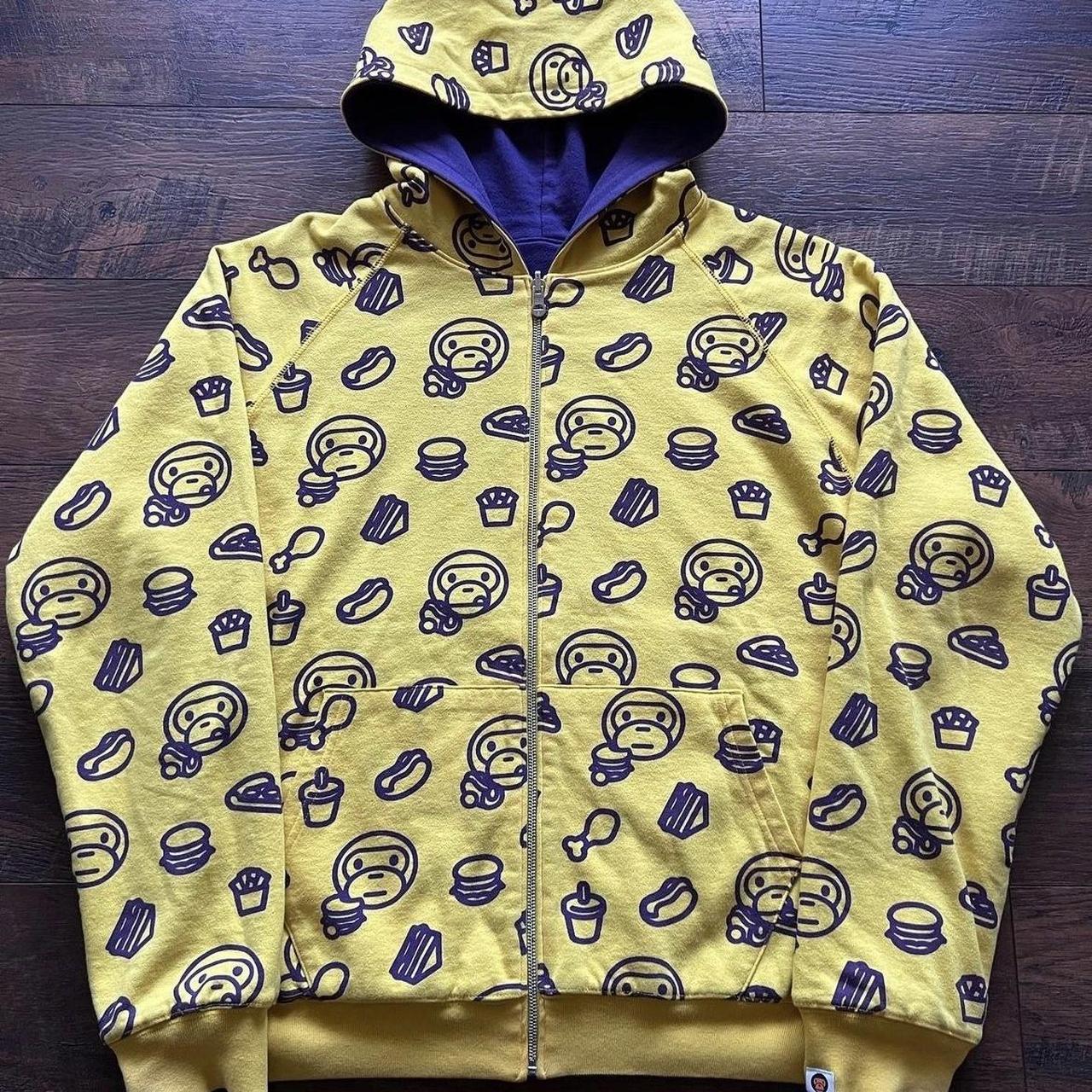 Bape Baby milo 'Junk Food' reversible zip hoodie  | Depop