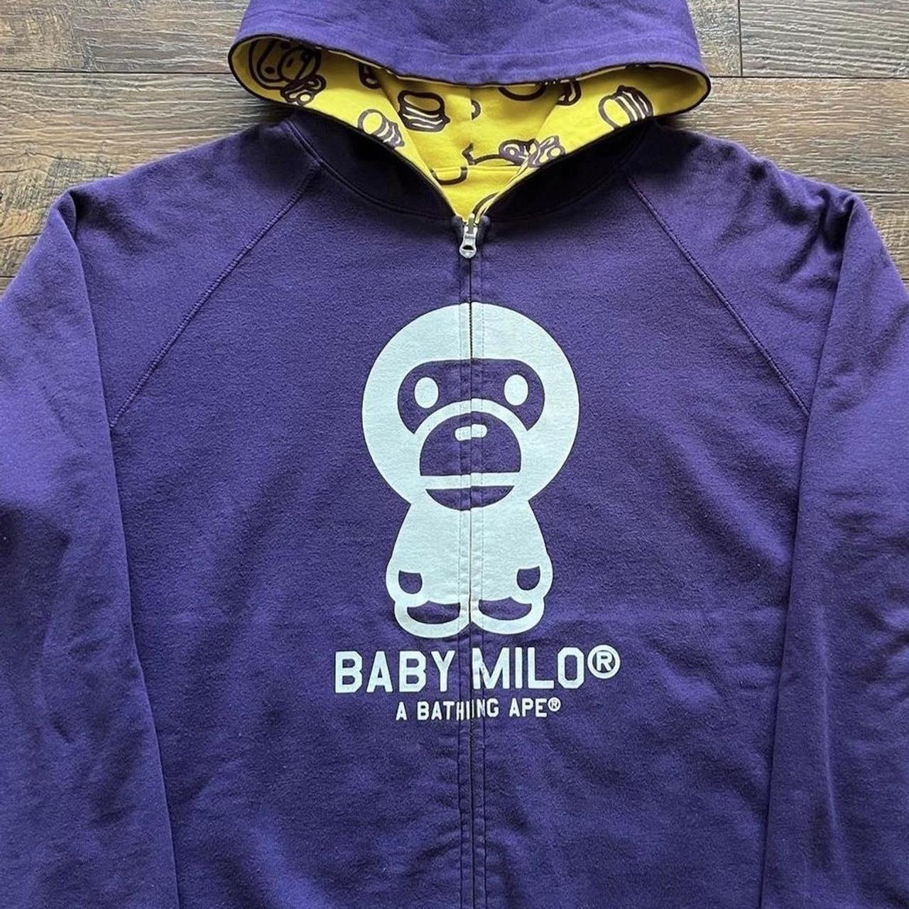 Bape Baby milo 'Junk Food' reversible zip hoodie  | Depop