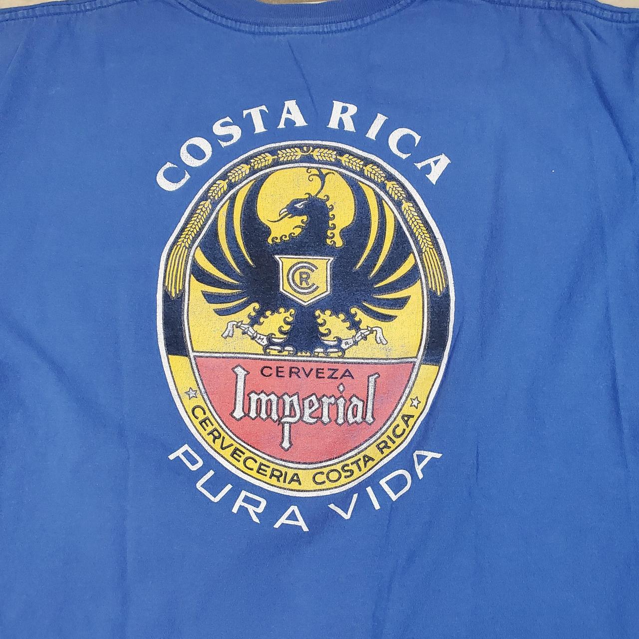 VINTAGE COSTA RICA IMPERIAL BEER SHIRT. SIZE LARGE. Depop