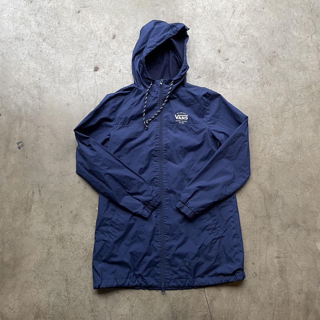 Vans windbreaker outlet mens navy