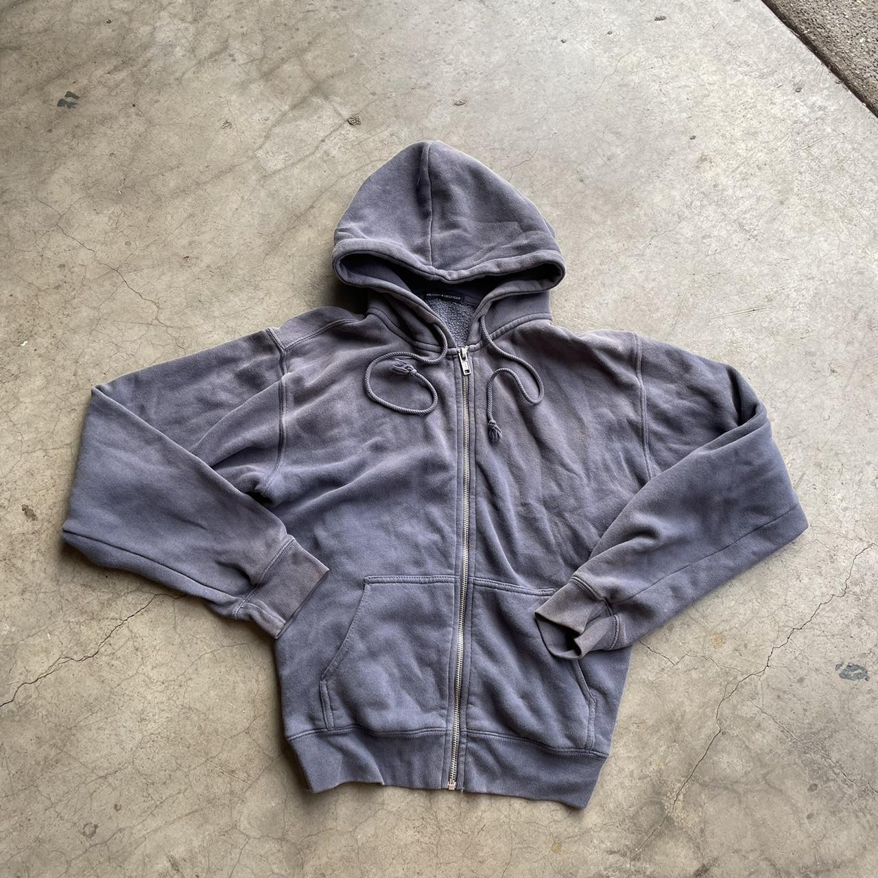 Brandy Melville Zip-Up Hoodie Fits a large Flawless... - Depop