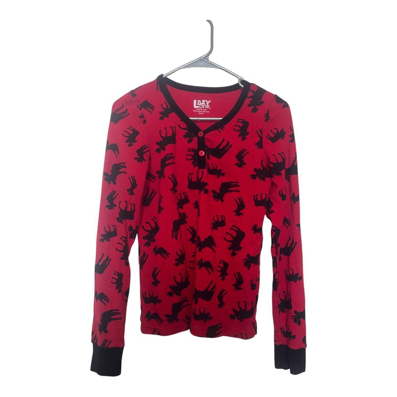 Lazy One Women's Shirt - Red/Multi - M – Red and … - image 4