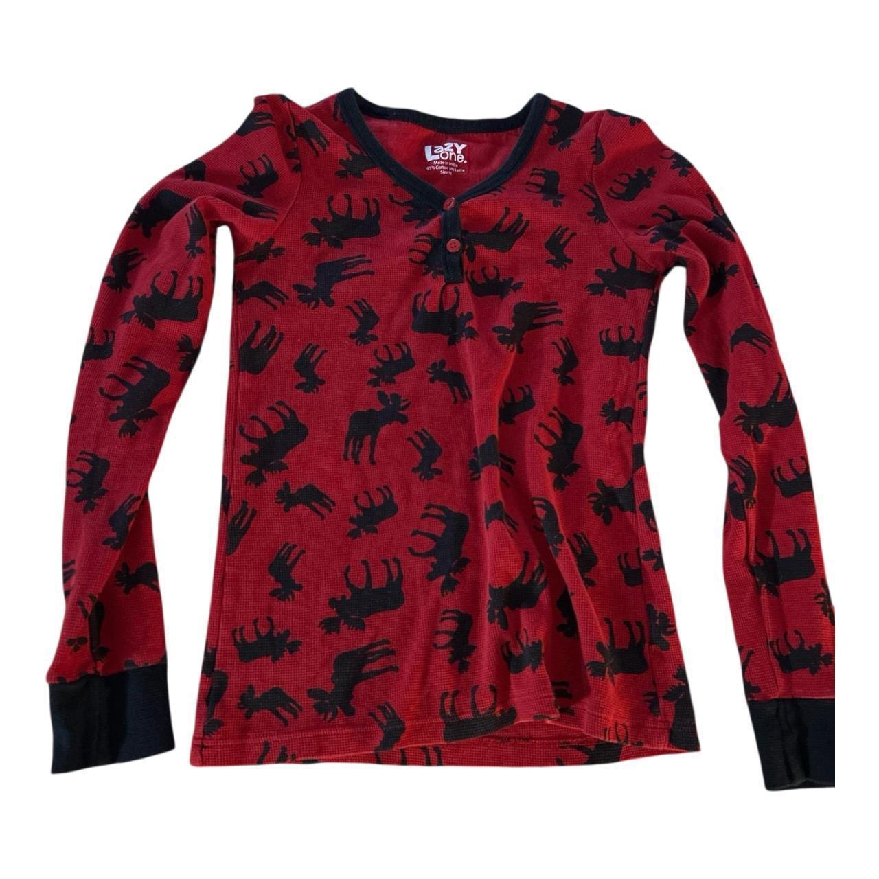 Lazy One Women's Shirt - Red/Multi - M – Red and … - image 5