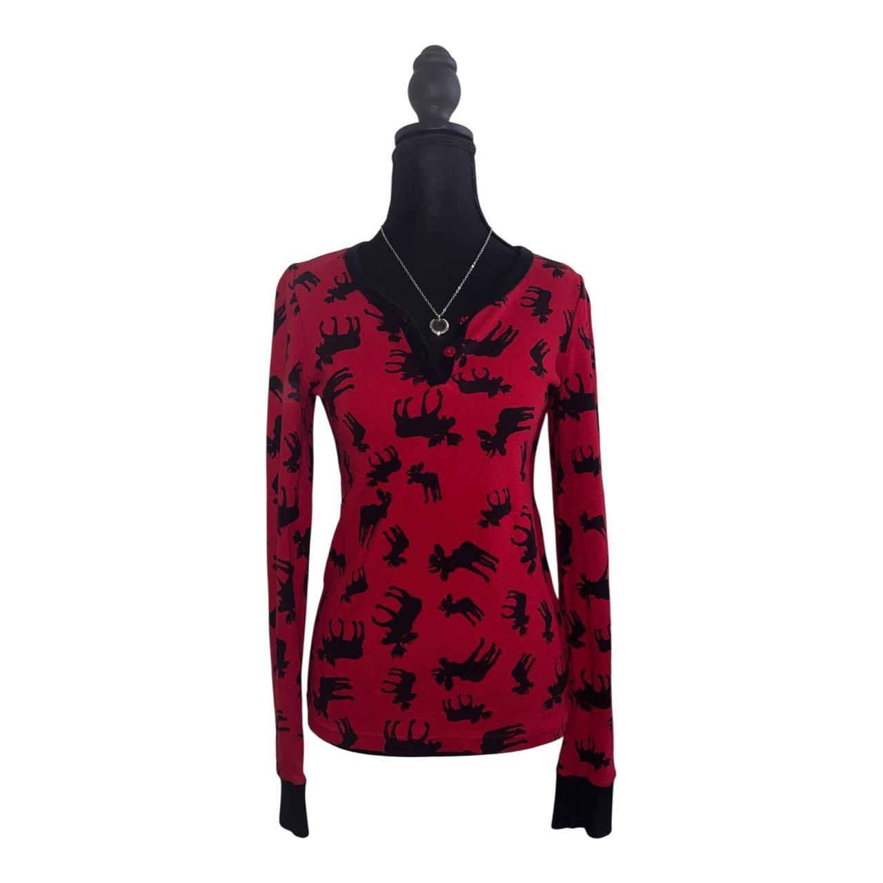 Lazy One Women's Shirt - Red/Multi - M – Red and … - image 1