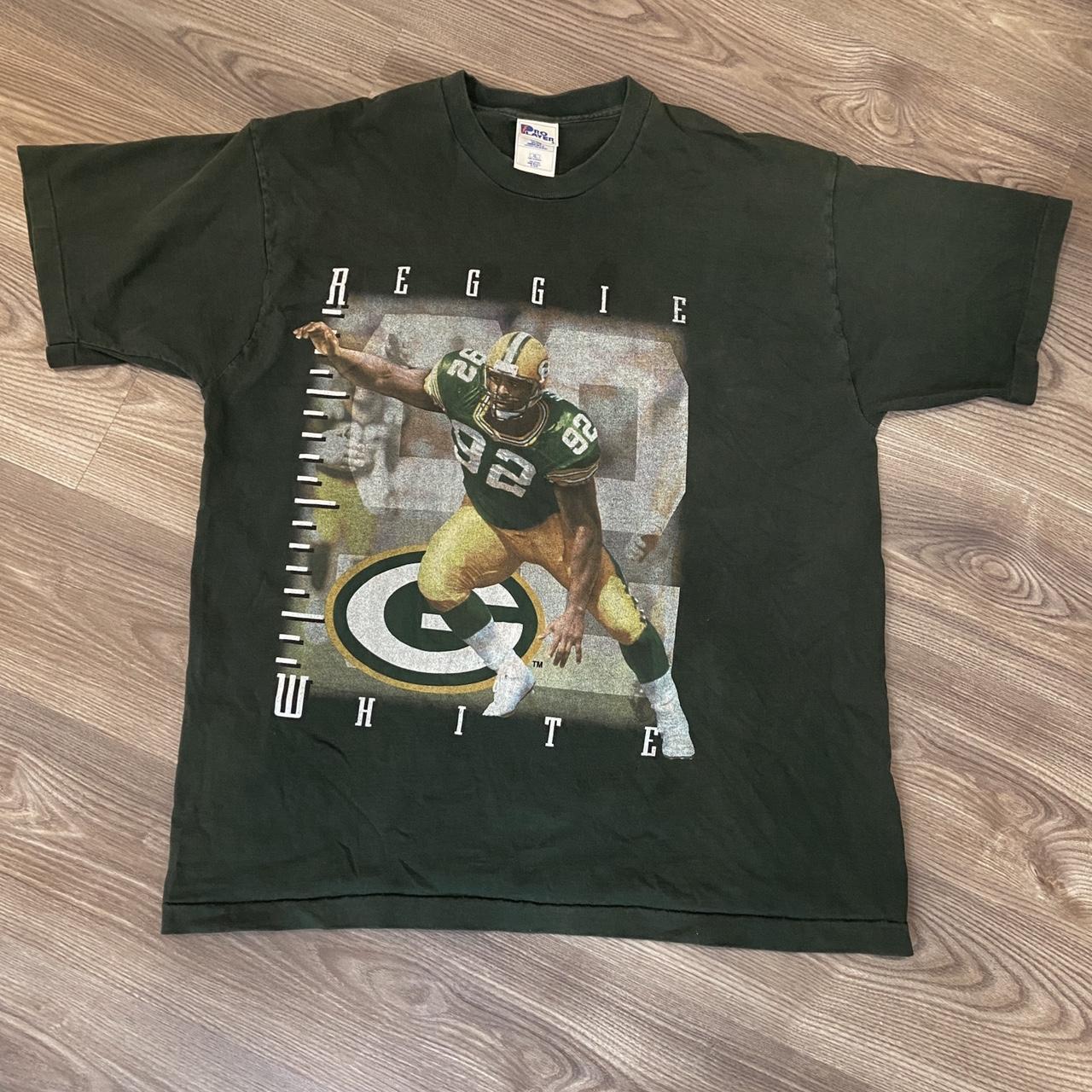 Reggie White Packers Vintage Tee Size XL Pro Player... - Depop