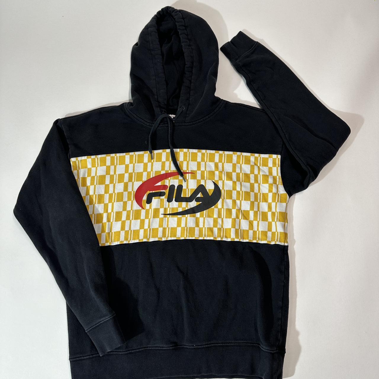 Fila yellow hoodie best sale