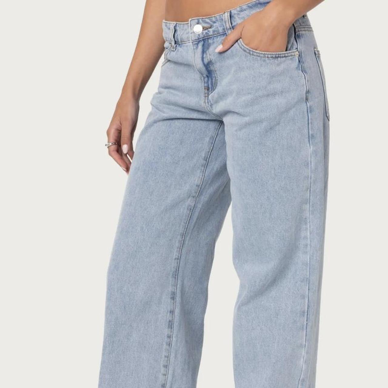 Edikted Women's Jeans - Blue - S – Edikted Low Ri… - image 2