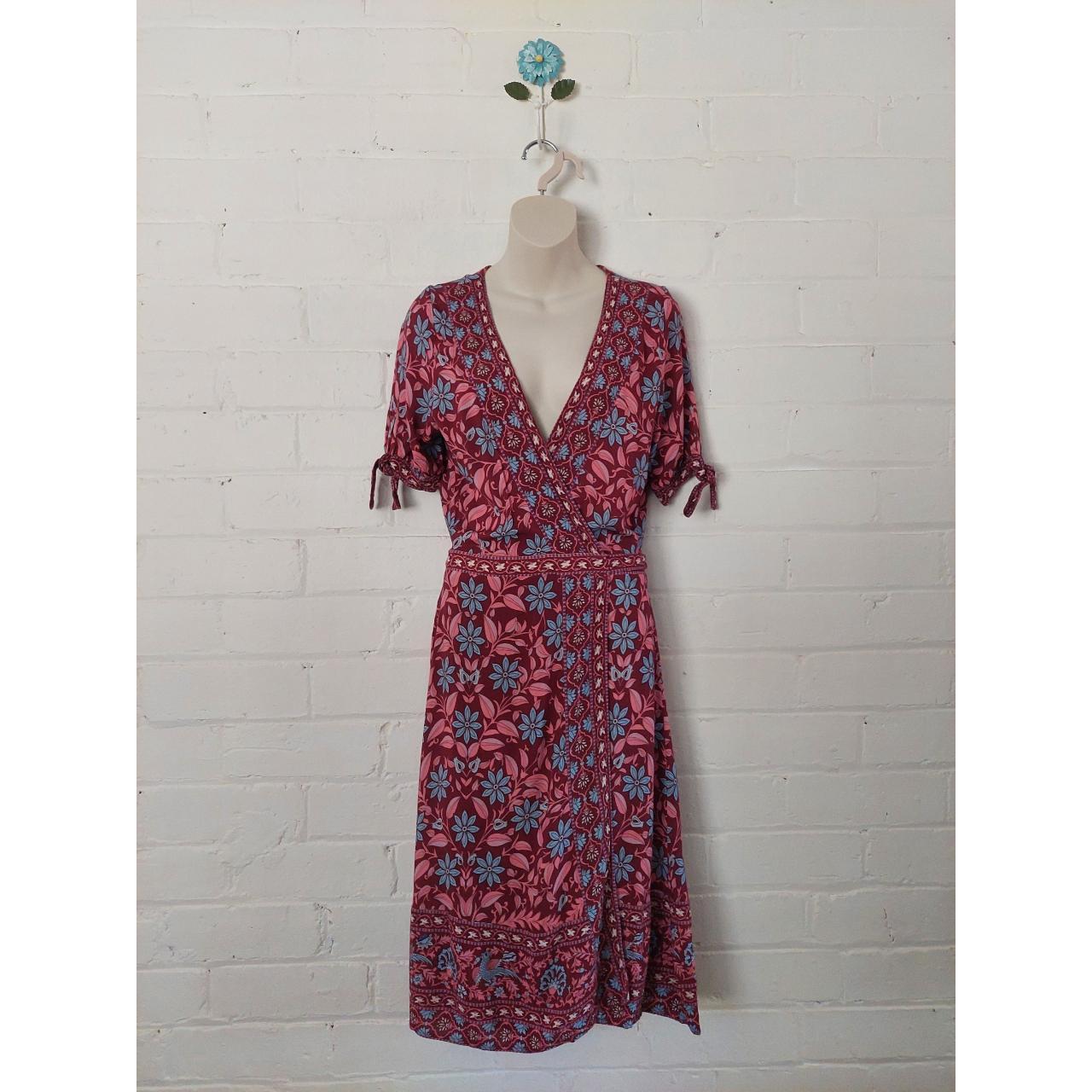 Arnhem marigold wrap dress online