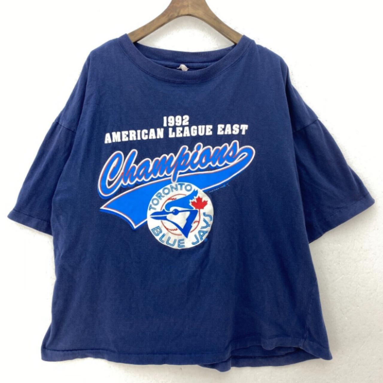 Vintage Blue Jays 1992 1993 Championship Shirt Mens - Depop