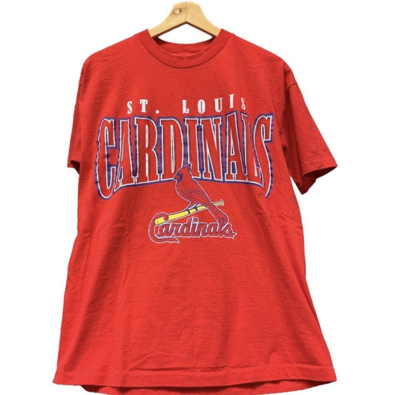 Vintage 90s MLB baseball St Louis Cardinals World Series Baseball Sport T- shirt