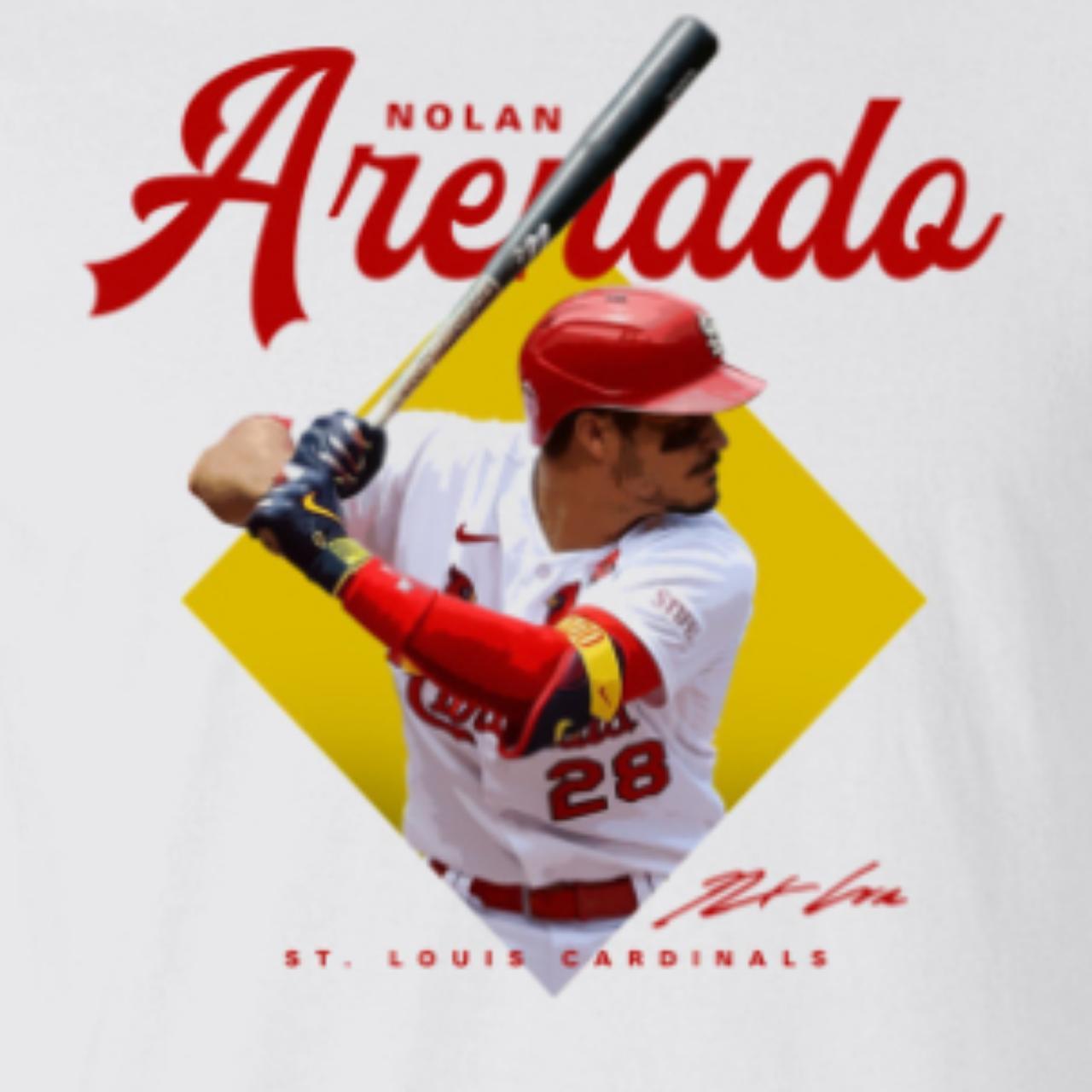 Nolan Arenado 28 St. Louis Cardinals baseball player Vintage shirt