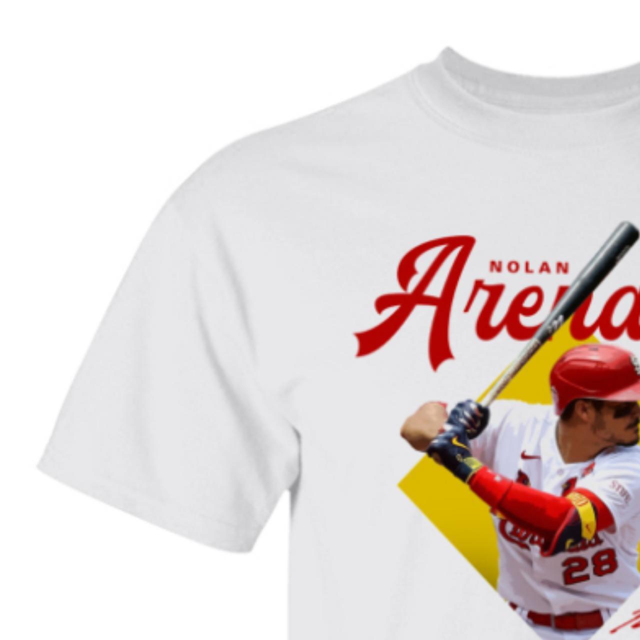 Nolan Arenado 28 St. Louis Cardinals baseball player Vintage shirt