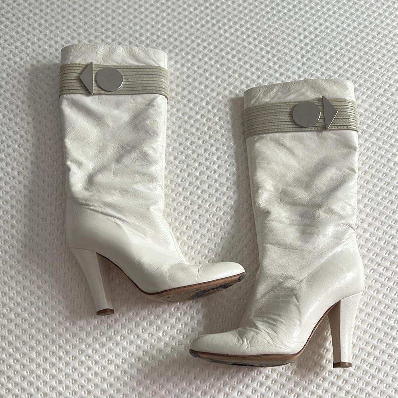 Marc jacobs silver outlet boots