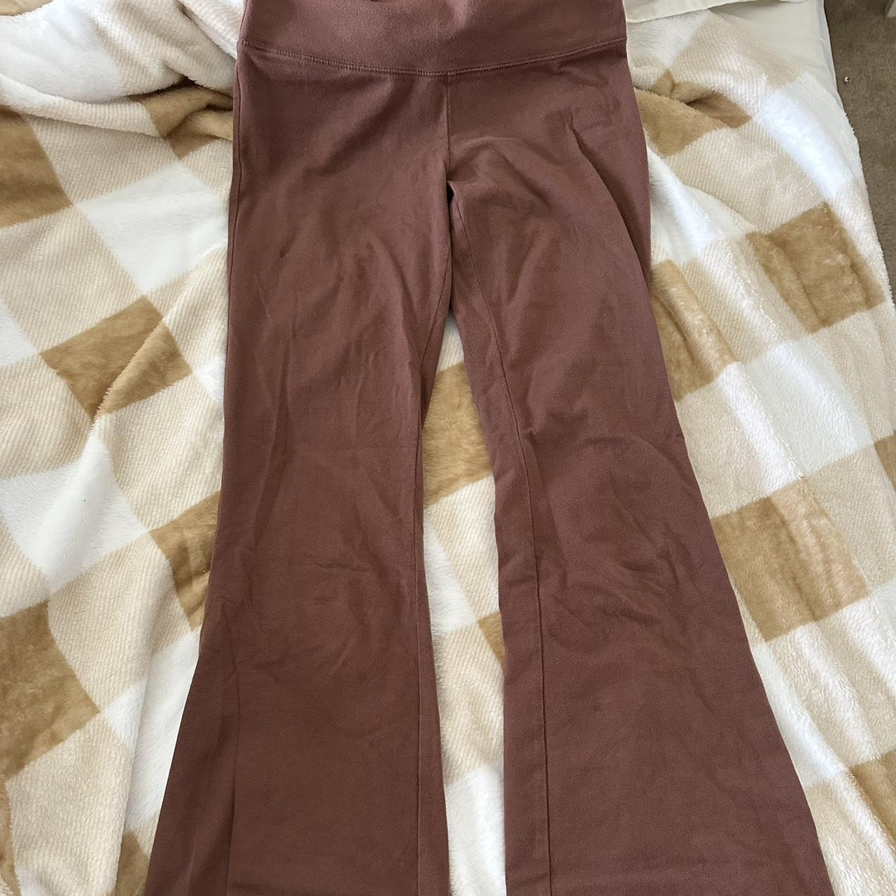 Wild Fable Brown Flare Leggings. Size S Depop