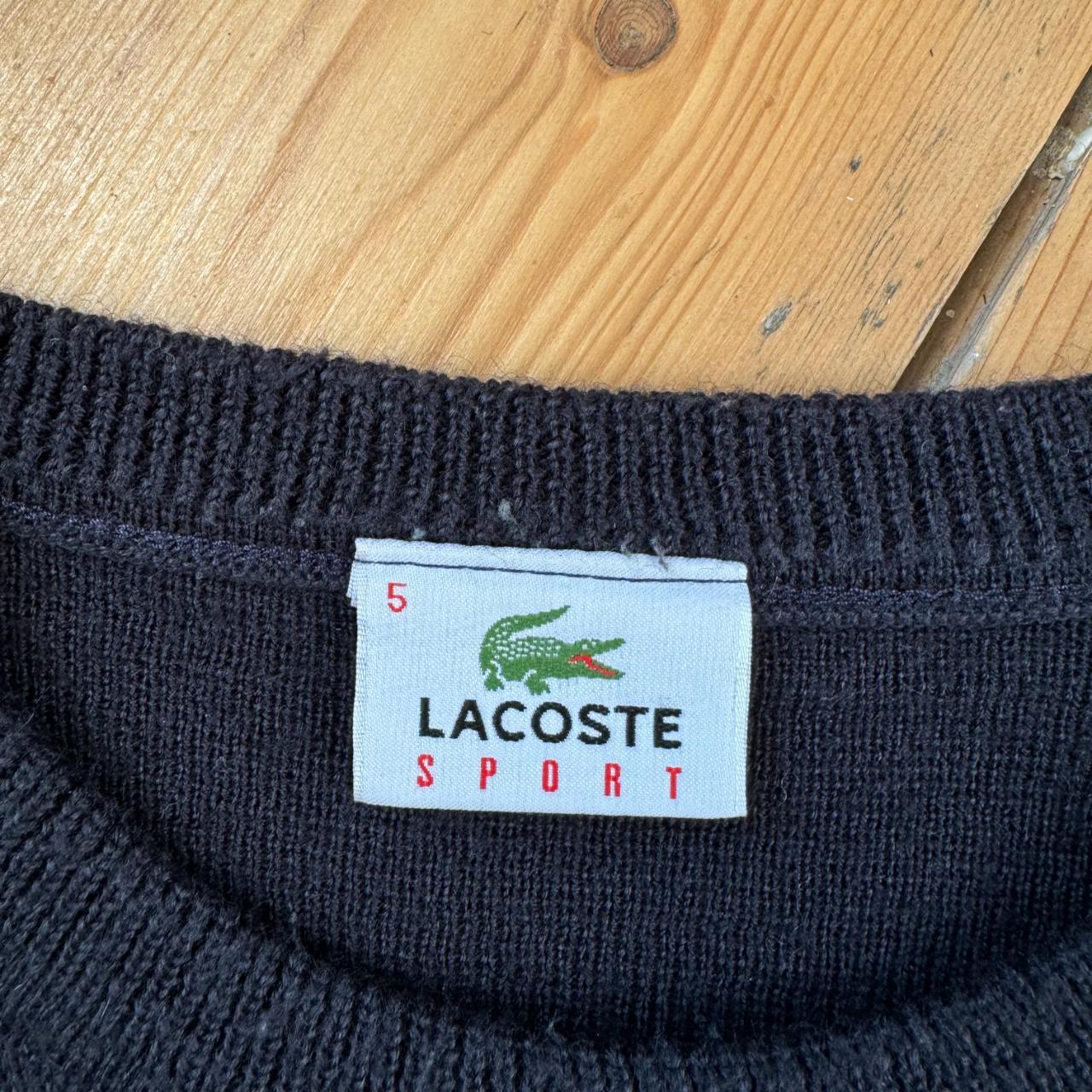 Lacoste Crew Neck Knit Jumper Navy