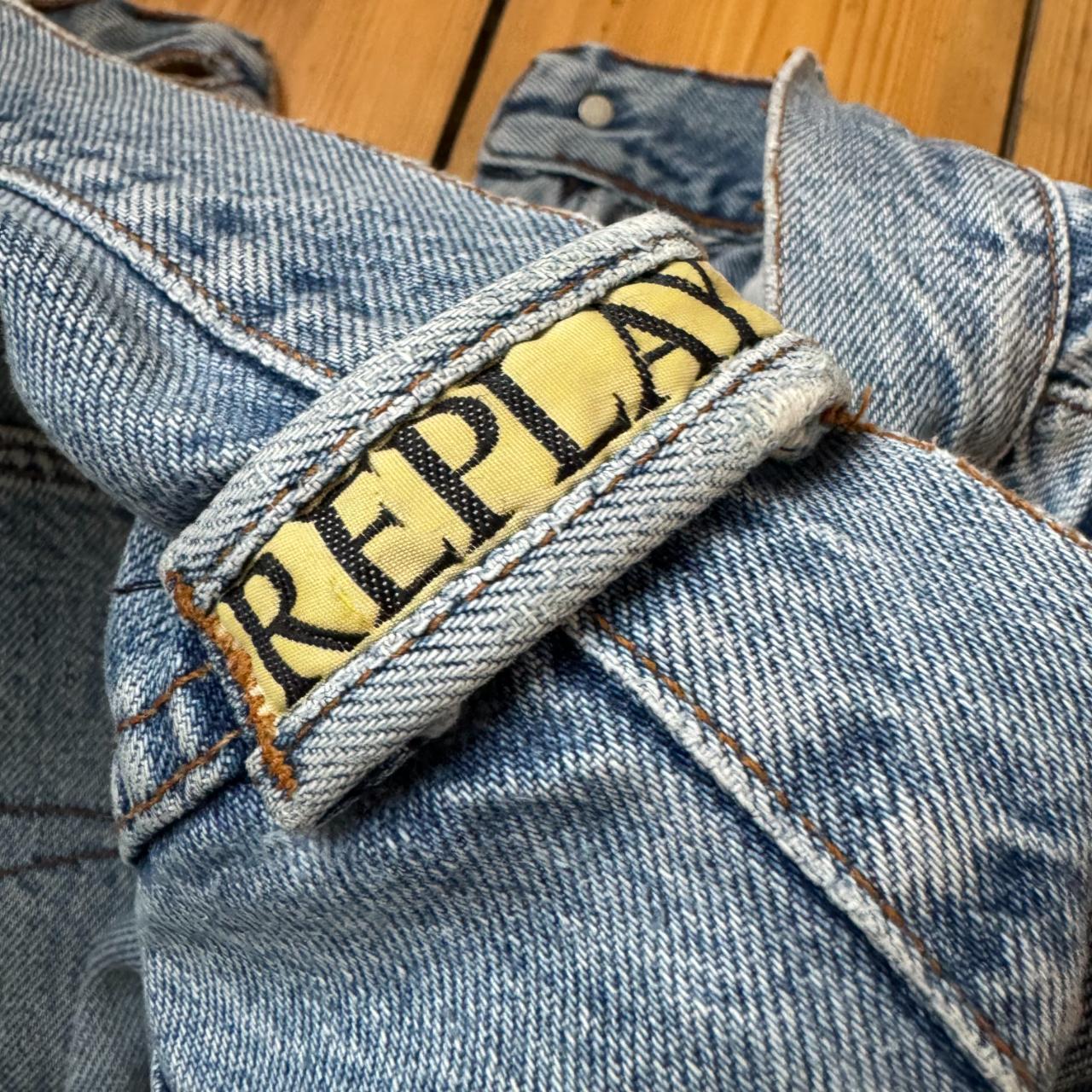 Replay vintage Y2K baggy jeans, light wash