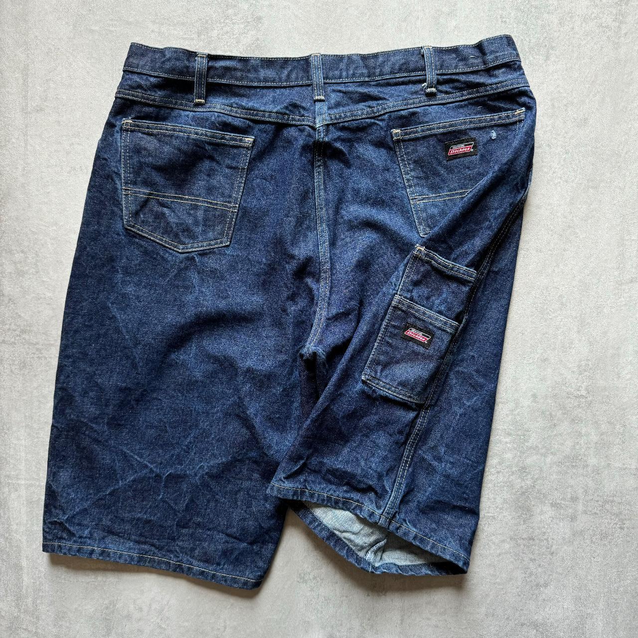 Dickies vintage blue denim jorts streetwear baggy | Depop