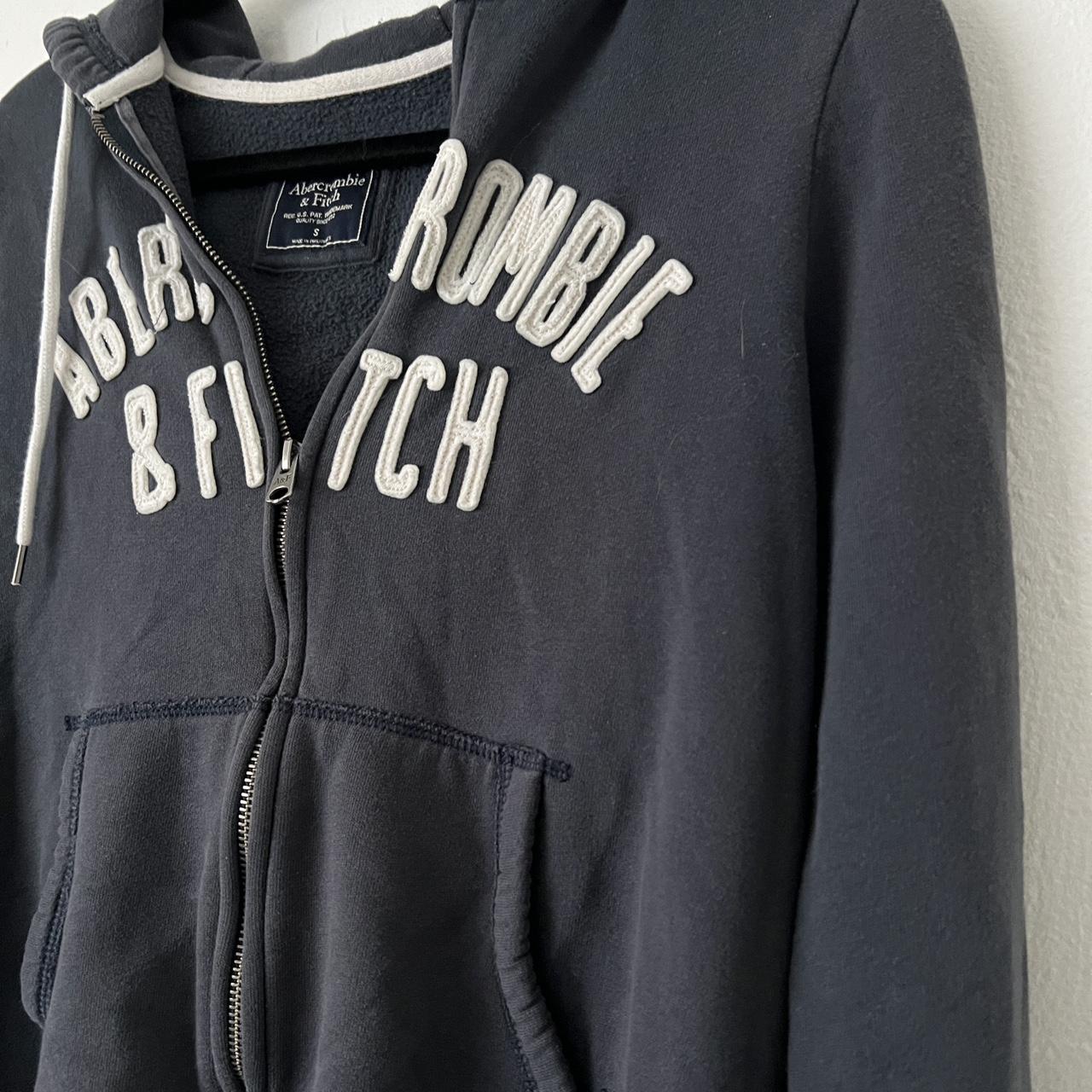 ABERCROMBIE AND FITCH USED ZIP UP hooded SWEATER in... Depop