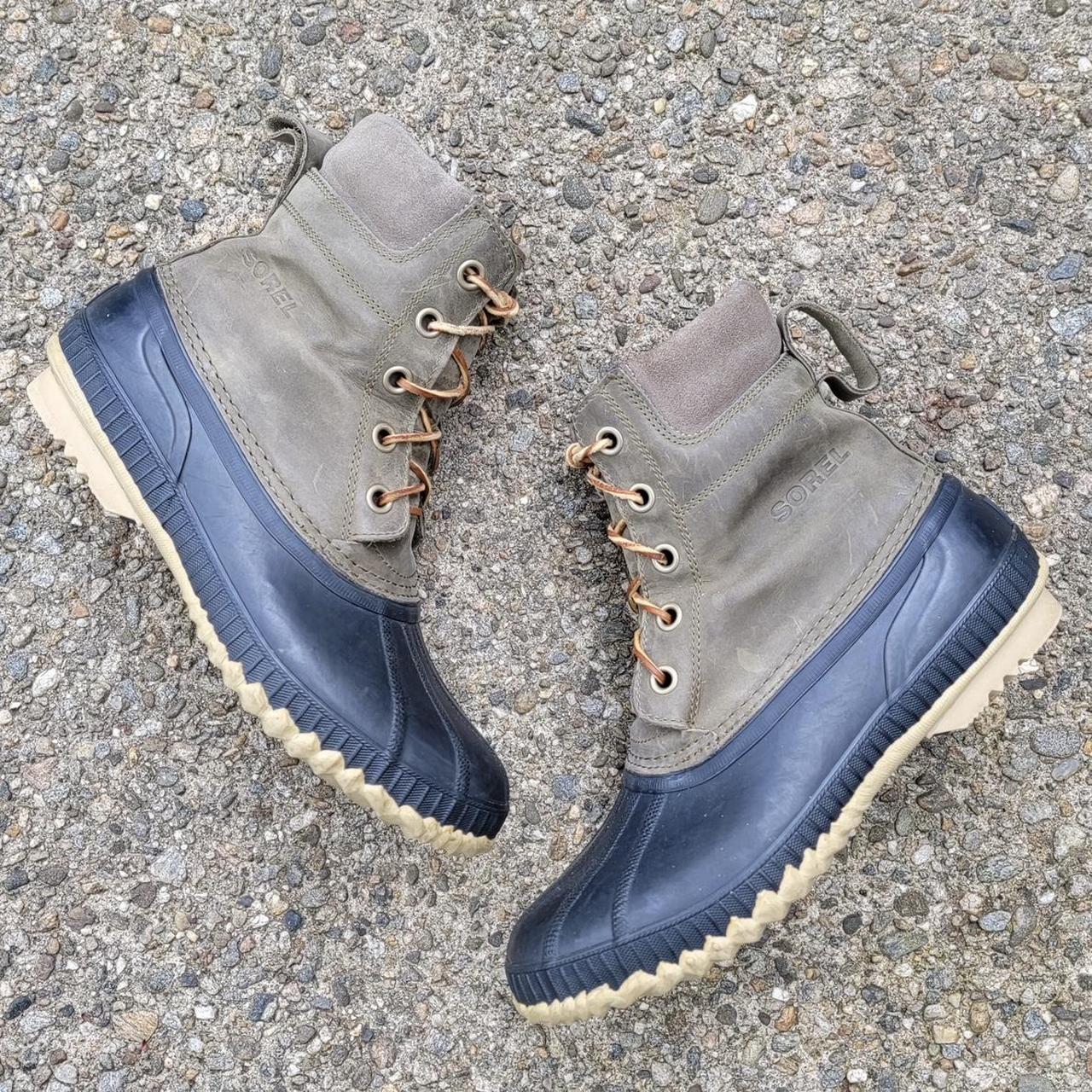 Sorel Men s Cheyanne II Olive Lace Up Waterproof Depop